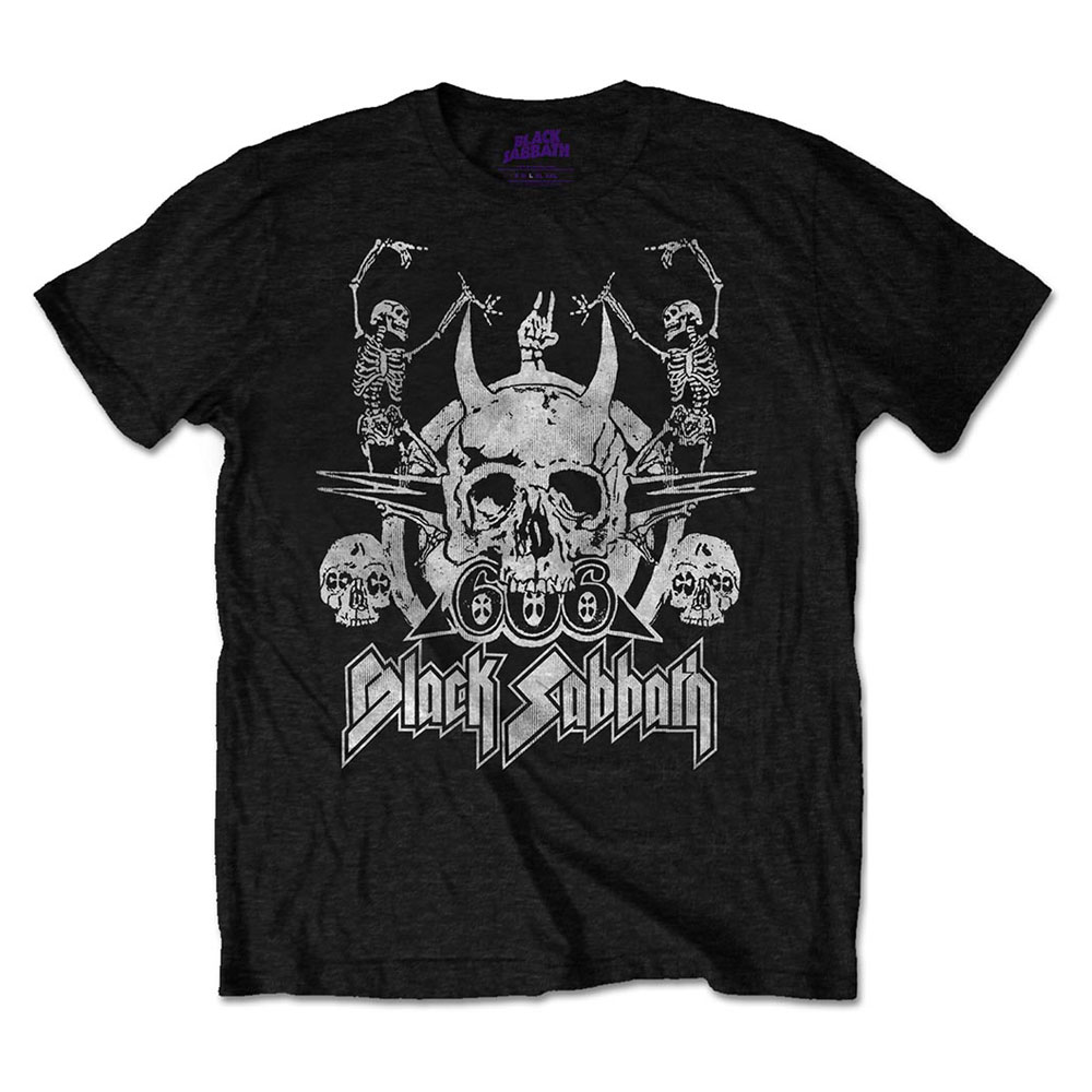 Black Sabbath - Dancing Heren Tshirt - Zwart